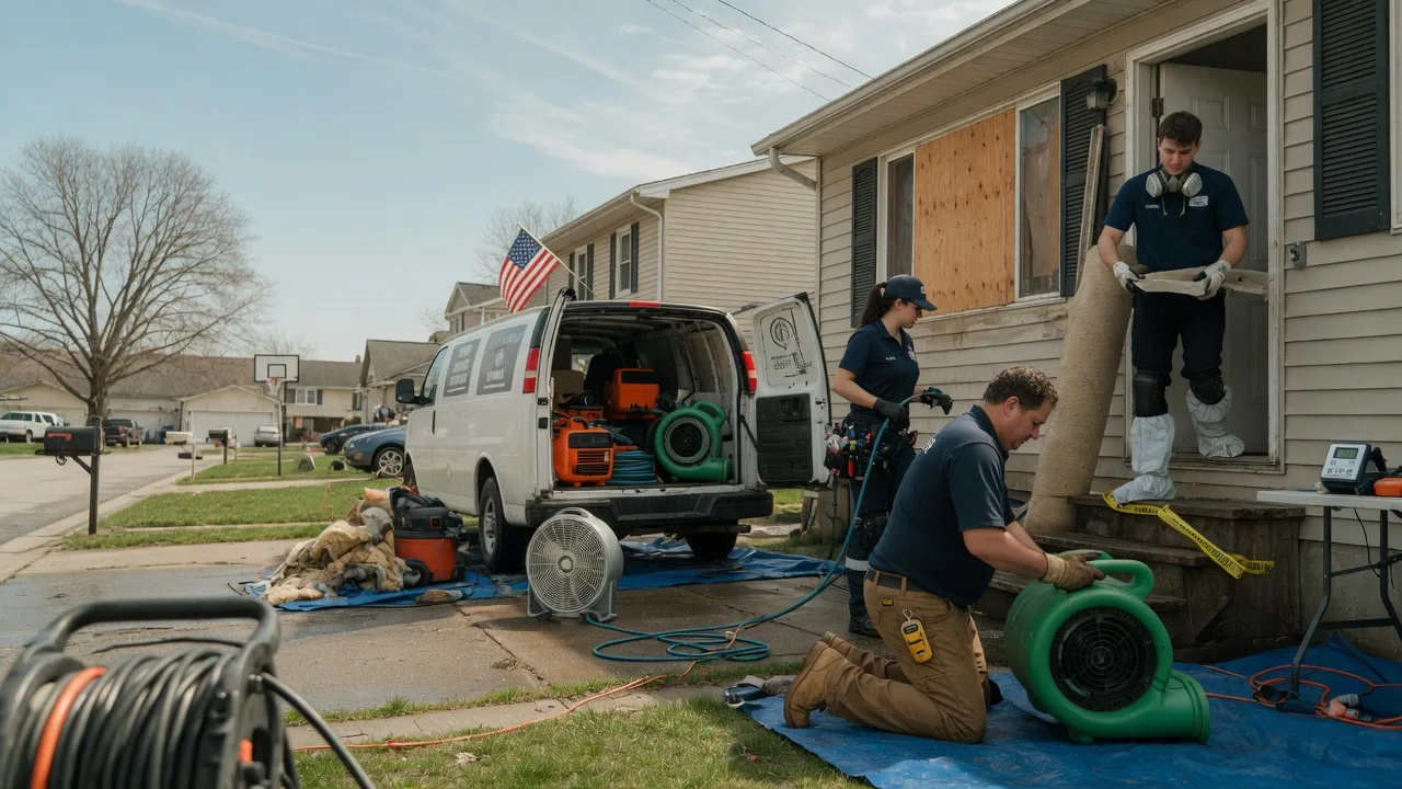 Water Damage Restoration in Spencerville, IN near me